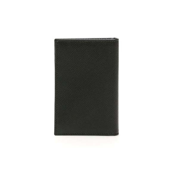 Prada Mens Saffiano Leather Vertical Card Black - Picture 3 of 8